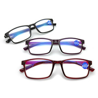 Lunettes de lecture portables et légères Guangzhiyuan unisexes avec verres anti-lumière bleue, design fin, matériau PC, modèle 8030