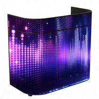 Écran LED P1.86 HD RGB pour comptoir de bar d'hôtel, affichage publicitaire de qualité supérieure pour réception, vente chaude directe usine