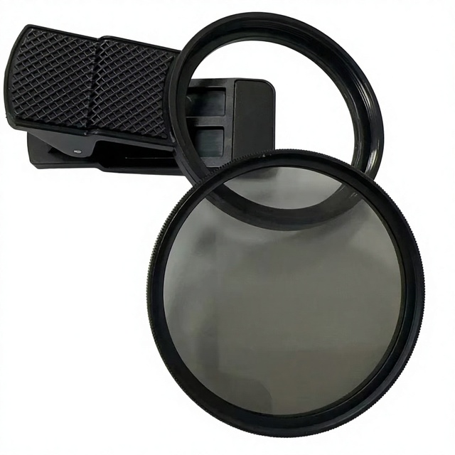 Massa Mobile Photography Universal 37mm & 52mm Multi-Coated Metal & Glass Camera CPL Circular Polarizer Filter Set