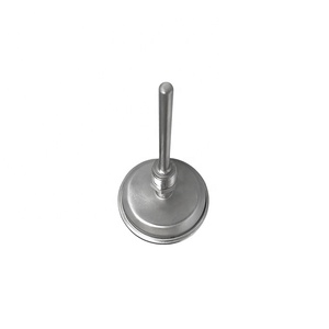 Sonda personalizada e rosca 2,5 polegadas 0-100C wss 301 axial conectado industrial bimetálico termômetro - Product Image 2