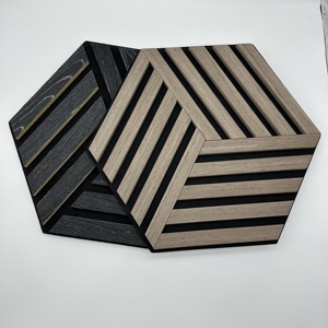 Panel <span class=keywords><strong>de</strong></span> pared insonorizado absorbente <span class=keywords><strong>de</strong></span> sonido Panel <span class=keywords><strong>de</strong></span> techo Panel <span class=keywords><strong>de</strong></span> <span class=keywords><strong>madera</strong></span> <span class=keywords><strong>de</strong></span> listón acústico Fibra <span class=keywords><strong>de</strong></span> poliéster Ecológico - Product Image 2