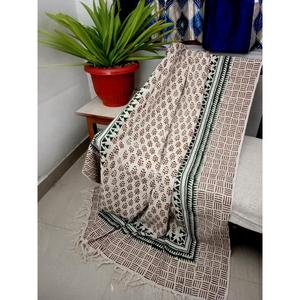 Lightweight Summer Handcrafted Premium 100% Cotton <b>Throw</b> <b>Blanket</b> Printed Tassels Eco-friendly Season Home Decor - Product Image 1