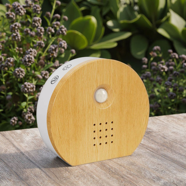 PIR Motion Sensor Bird Sound Box Built-in Audio Switch Timer Realistic Bird Calls for Garden Yard Decoration