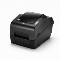 Imprimante d'étiquettes de codes-barres portable de bureau USB/WiFi noire Bixolon SLP-TX400 4 pouces, transfert thermique intelligent de qualité supérieure