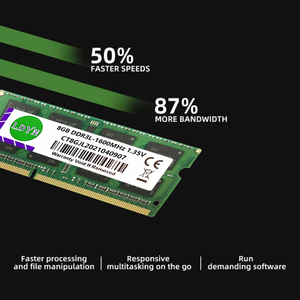 Memoria RAM para Portátil <span class=keywords><strong>DDR3</strong></span> DDR3L 4GB 8GB <span class=keywords><strong>SDRAM</strong></span> PC3-1333 1600MHZ 1.5V PC3L-10600 12800 1.35V <span class=keywords><strong>SODIMM</strong></span> 204PIN NON-ECC - Product Image 3