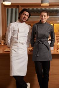 Chaqueta de <span class=keywords><strong>Chef</strong></span> Profesional para Hombre, Uniforme para Hotel, Restaurante, Cocina, Personal de Hostelería, Ropa de Trabajo - Product Image 2