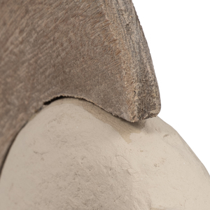Statuetta decorativa di cavallo in ceramica e legno per decorare scaffali di casa, ufficio e soggiorno - Product Image 5
