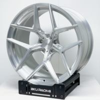 Jantes forgées Bku 5x120.65 pour Chevrolet Corvette Z06 C6 C7 C8 Stingray E-ray ZR1 20 21 22 pouces, jantes en alliage argentées personnalisées