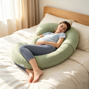 Almohada de Maternidad de Látex Natural Personalizada OEM, Almohada Larga de Silicona para Dormir Fresco, Almohada Corporal de Embarazo, Suministro al por Mayor - Product Image 1