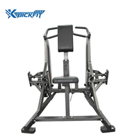 Máquina de remo sentado isolateral con carga de placas Bickfit para gimnasio comercial, máquina de fuerza de alta resistencia para entrenamiento de espalda