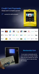 Máquina de tarjetas y dinero sin contacto, silla de masaje expendedora, pago por escaneo QR, uso de hotel de negocios, silla de masaje con pago de código de escaneo - Product Image 3