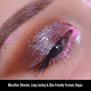 Hot <strong>Silver</strong> Gold Container Vegan Duochrome <strong>Eye</strong> Shadow Custom Logo High Pigment Single Glitter Metallic Eyeshadow for <strong>Eyes</strong> <strong>Makeup</strong> - Product Image 6
