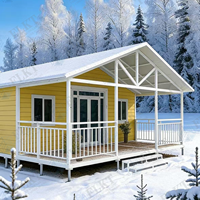 Maison préfabriquée FLKT, installation facile, résistante au vent et à l'eau, durable, aspect moderne, studio de jardin entièrement équipé, certificat CE.