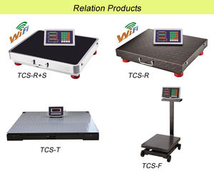 कार्बन स्टील प्लेटफॉर्म पैमाने के साथ पोर्टेबल क्षमता 300 किलोग्राम 600 किलोग्राम वायरलेस इलेक्ट्रॉनिक बेंच स्केल - Product Image 6