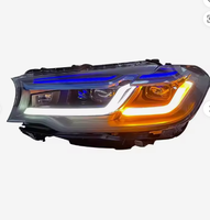Phares bicolores pour BMW Série 5 F90 G30 M5, phares 2018-2020, phares LED, DRL, éclairage laser avant, système d'éclairage