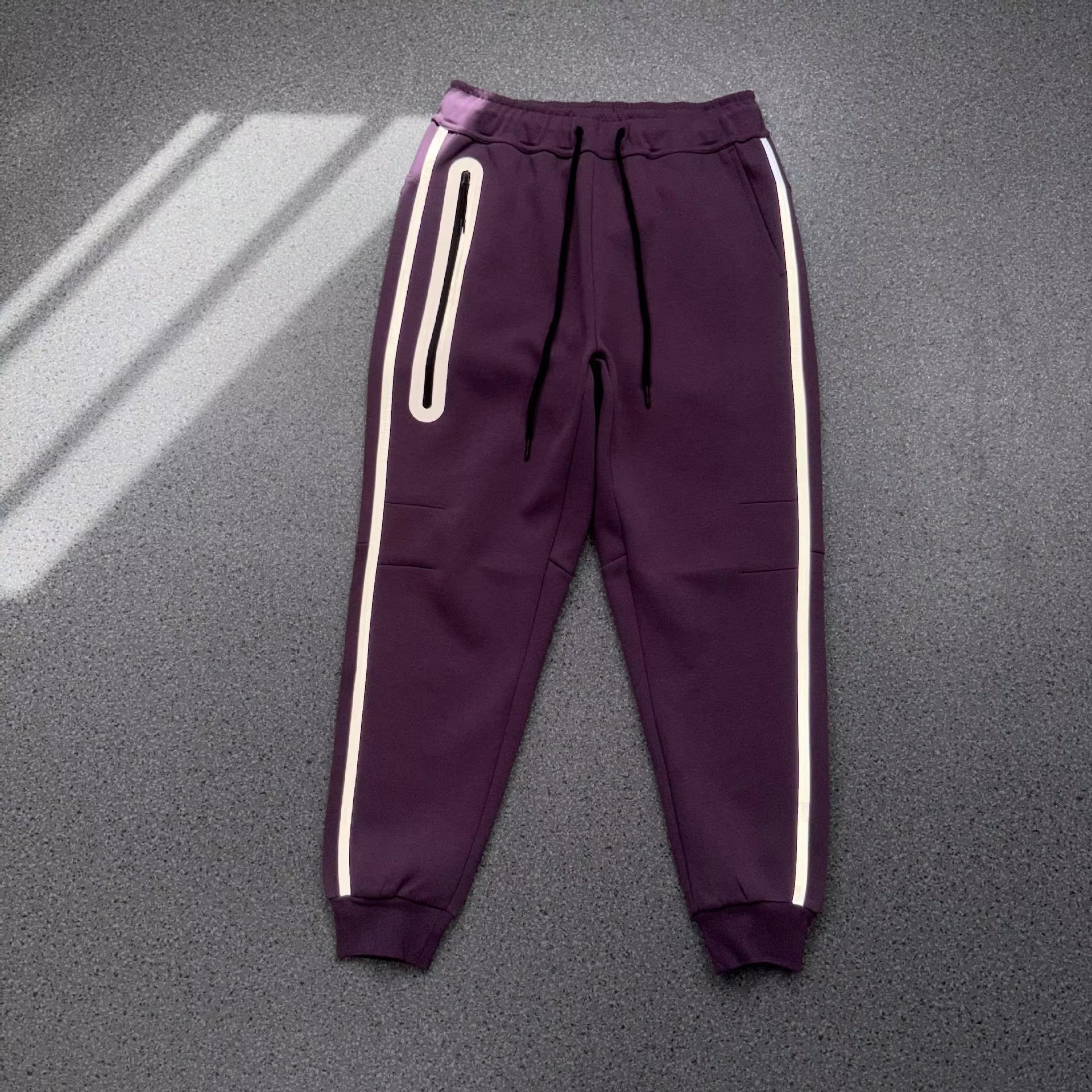 Purple  trousers
