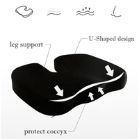 Coussin orthopédique en mousse à mémoire de forme, pour siège de voiture, de bureau, pour chaise gccyx