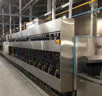 Ligne de production de biscuits industrielle multifonctionnelle Wenva, contrôlée par PLC, avec laminoir à pâte en acier inoxydable 304 et four de cuisson