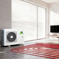 Bomba de Calor Aire-Agua de Alto COP con Inversor DC de 7kW, Tipo de Almacenamiento, ERP A++, Bajo Nivel de Ruido para Uso en Hoteles en España