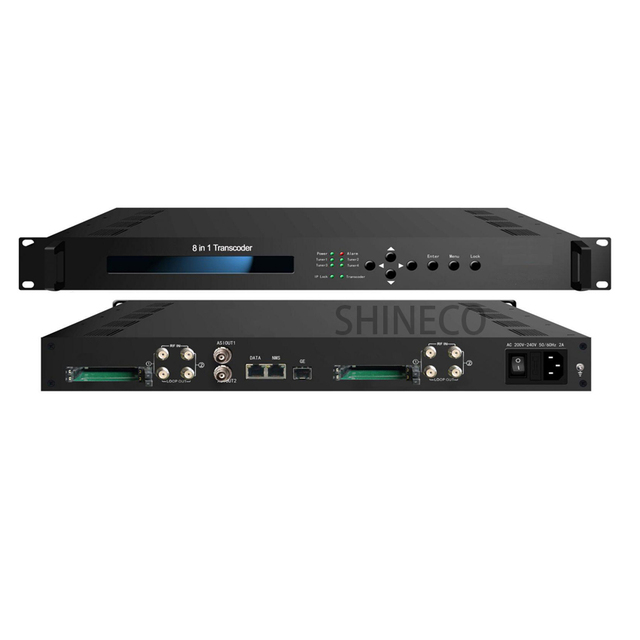 IPTV OTT Headend Bitrate or Resolution MPEG4 H264 HEVC H265 IP Video Transcoder