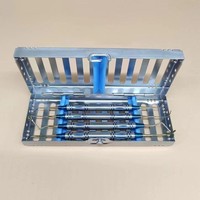 Kit de Levage du Sinus Maxillaire avec Cassette, Instruments Chirurgicaux Dentaires pour Greffe Osseuse d'Implants, Chirurgie Orale, Usage Hospitalier, pour Chien