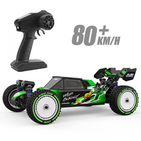 JIUSI WB12PRO 1:12 Buggy RC Eléctrico con Motor sin Escobillas, Chasis Metálico 4WD, Control Remoto de 2.4GHz y 4 Canales, 3S 80km/h 150m