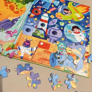 Princess Animals Dinosaur Outer Space Theme Car Airplane <b>Road</b> Trip Activities Magnetic Jigsaw Puzzles for Toddlers Kids 3-8 - Product Image 6