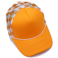 Casquette Trucker RTS 5 Panneaux en Mousse Imprimé Léopard Dos en Maille Snapback Style Western pour Golf, Extérieur, Été, Plage – Vente en Gros