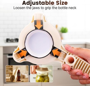 Nuovo Apriscatole 4-in-1 Regolabile in Acciaio Inox, Apri Coperchi per Anziani e Chi Soffre di Artrite, Adatto per Barattoli, Bottiglie e Lattine da Cucina - Product Image 6