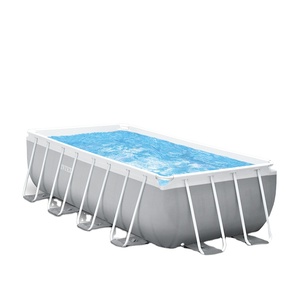 <span class=keywords><strong>Piscina</strong></span> Rectangular INTEX 26792 de 16 Pies x 8 Pies x 42 Pulgadas con Marco Metálico <span class=keywords><strong>Prism</strong></span> para el Hogar - Product Image 1