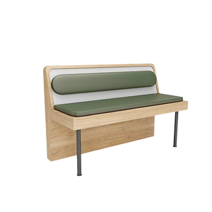 वाणिज्यिक रेस्तरां कॉफी की दुकान के लिए सीधी बूथ सोफा टेबल और चेयर संयोजन के लिए कुर्सी संयोजन - Product Image 6