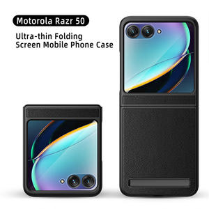Étui de téléphone complet en cuir de litchi de luxe pour Motorola Razr 60 50 Ultra 60 Razr + housse antichoc avec <span class=keywords><strong>film</strong></span> de verre pour petit écran - Product Image 4