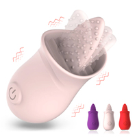 Stimulateur de Clitoris et de Mamelon Pea Fairy, Masseur Multi-Modes, Jouets Sexuels pour Femmes, Recharge Rapide, Langue Douce et Large, Vibrateur Léchant