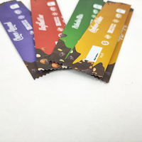 Sachets d'emballage personnalisés imprimés pour mini-lait de soja biologique en poudre, barres céréalières, sachets de café avec fermeture à soufflet pour chewing-gum