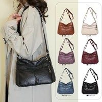 Sac à main pour femme en cuir souple, grande capacité, prix bas, nouvelle collection, vente flash