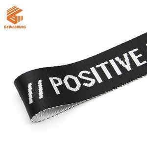 35mm Custom Roll Multicolor Polyester Woven Band Jacquard Nylon <b>Webbing</b> for Handbag Strap - Product Image 2