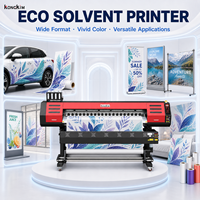 Impresora Eco Solvente de 1.8m con Cabezal de Impresión I3200 para Impresión de Banners y Vinilos, Tinta Eco Solvente de 6 pies
