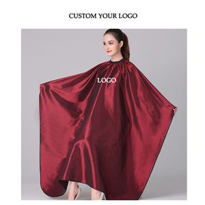 Capa <span class=keywords><strong>de</strong></span> Salón <span class=keywords><strong>de</strong></span> Alta Gama con Logotipo Personalizado, <span class=keywords><strong>Capas</strong></span> Elásticas Resistentes al Agua, Populares y Modernas, Bata <span class=keywords><strong>de</strong></span> Peluquería para Clientes - Product Image 5