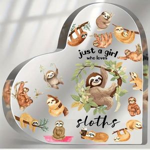 Transparent Heart Acrylic Hanging <b>Ornament</b>, Funny <b>Small</b> Animal Commemorative Decor Gift - Product Image 4