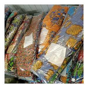 Telas de Batik Africanas de Grandes Marcas, 100% Algodón, Estampadas por Ambos Lados, Lote de Existencias, Tela de Cera Barata - Product Image 6