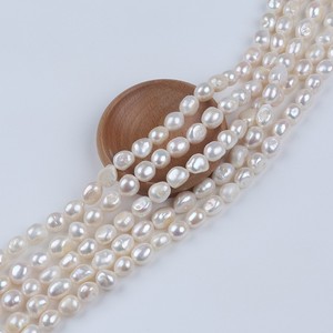 10-11mm White Edison Freshwater <b>Pearls</b> Natural Scattered Particles for DIY Necklace Bracelet Earrings <b>Loose</b> <b>Pearls</b> - Product Image 3