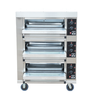 <span class=keywords><strong>Horno</strong></span> <span class=keywords><strong>de</strong></span> Panadería Comercial <span class=keywords><strong>de</strong></span> Acero Inoxidable <span class=keywords><strong>de</strong></span> <span class=keywords><strong>3</strong></span> <span class=keywords><strong>Bandejas</strong></span> para Pan, Pasteles y Pizza, con Temperatura Máxima <span class=keywords><strong>de</strong></span> 300°C, 900W, 380V, Marca Shenglang - Product Image 1