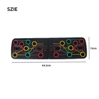 10 en 1 multifonctionnel Gym musculation maison musculation Fitness Portable Push Up Board avec bandes de résistance