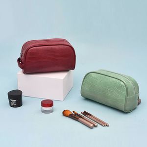 Casual Crocodile Texture Pu Leather Portable Cosmetic Bag for Women - Product Image 6
