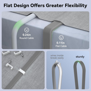 Cable Ethernet Gen3 Categoría 6 de 10 Gbps RJ45 con Doble Blindaje, Gris, 10 m, 30,5 m, 46 m, para Conexión de Red - Product Image 4