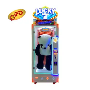 IFD popüler şanslı 7 kesim Ur ödül oyunu peluş oyuncak Arcade pençeli vinç makinesi