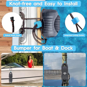 Defensas de EVA para Barcos, Fáciles de Instalar, Ideales para Atraque, para Pontones, Embarcaciones de Pesca y Motos Acuáticas - Product Image 3
