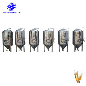 新型定制 1500L-10000L 不锈钢发酵罐，带泵，用于啤酒生产，<span class=keywords><strong>supermax</strong></span> 品牌，5 年保修。 - Product Image 3