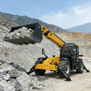 Carregador Telescópico 4WD de 4 Toneladas e 18 Metros com Chassi Hidrostático e Estabilizadores para Terreno Acidentado, Motor Diesel de Alta Resistência - Product Image 1