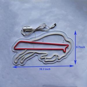 <span class=keywords><strong>LED</strong></span> squadra di calcio insegna al Neon 5V plastica decorazione da parete per uomo grotta Bar sala giochi Garage festa di compleanno di natale IP65 acrilico - Product Image 4